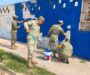 EJÉRCITO MEXICANO REALIZA LABOR SOCIAL EN PLANTEL EDUCATIVO DEL MUNICIPIO DE COATZACOALCOS.