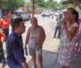 EL ALCALDE DE COSOLEACAQUE, CIRILO VÁZQUEZ PARISSI, ACERCA SERVICIOS MUNICIPALES A LA COLONIA AGUSTÍN ACOSTA LAGUNES.